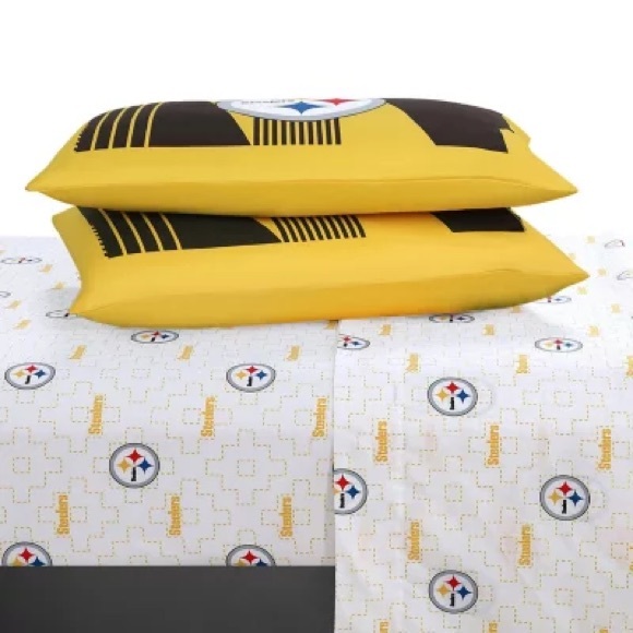 Pittsburgh Steelers NFL Bed-In-A-Bag Comforter and Sheet Set - Picture 6 of 8
